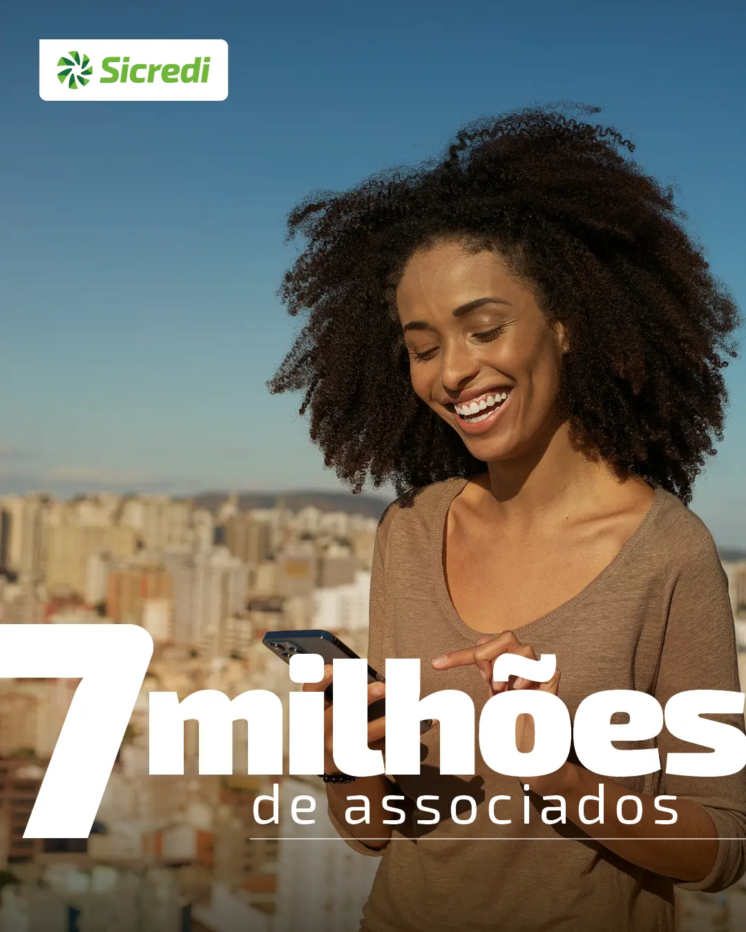 Sicredi chega à marca de 7 milhões de associados