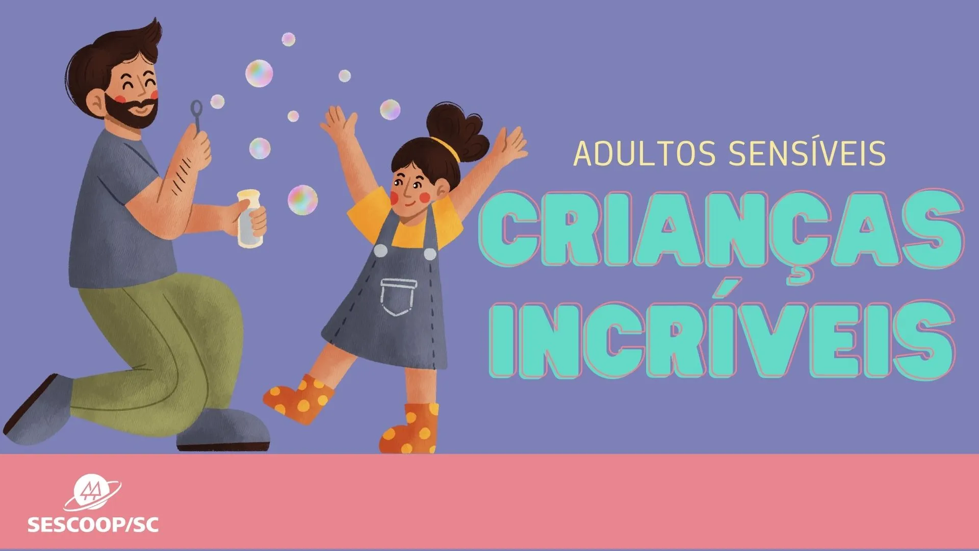 Em live do Dia das Crianças, SESCOOP/SC promove palestra sobre educação infantil