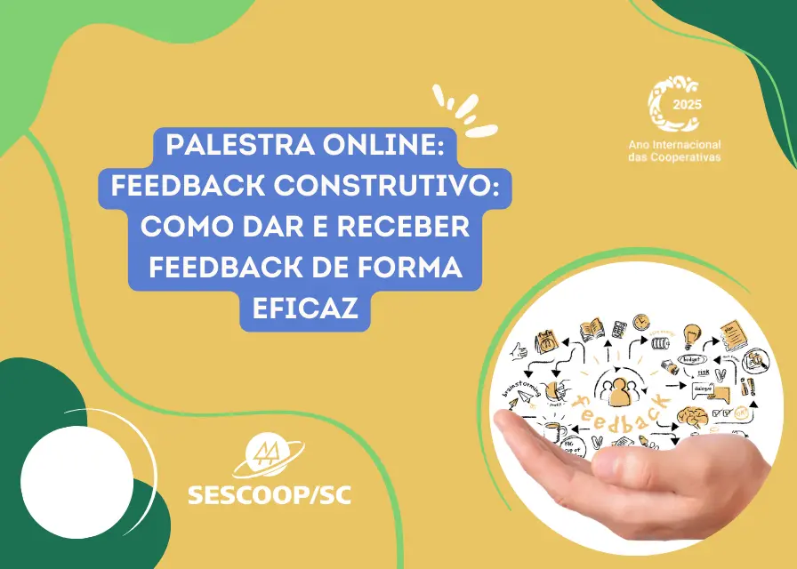 SESCOOP/SC promove palestra sobre a importância do feedback na cultura cooperativista