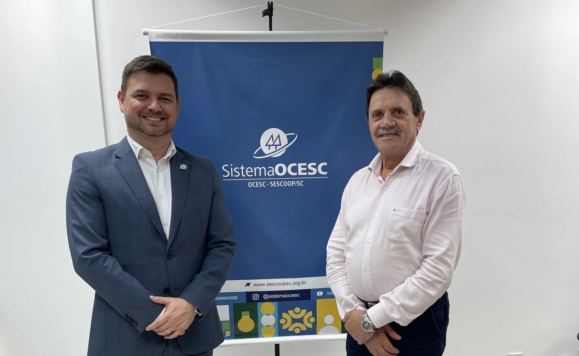 Presidente da JUCESC vista a OCESC