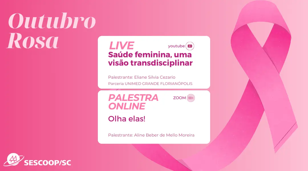 SESCOOP/SC realiza palestras alusivas ao Outubro Rosa