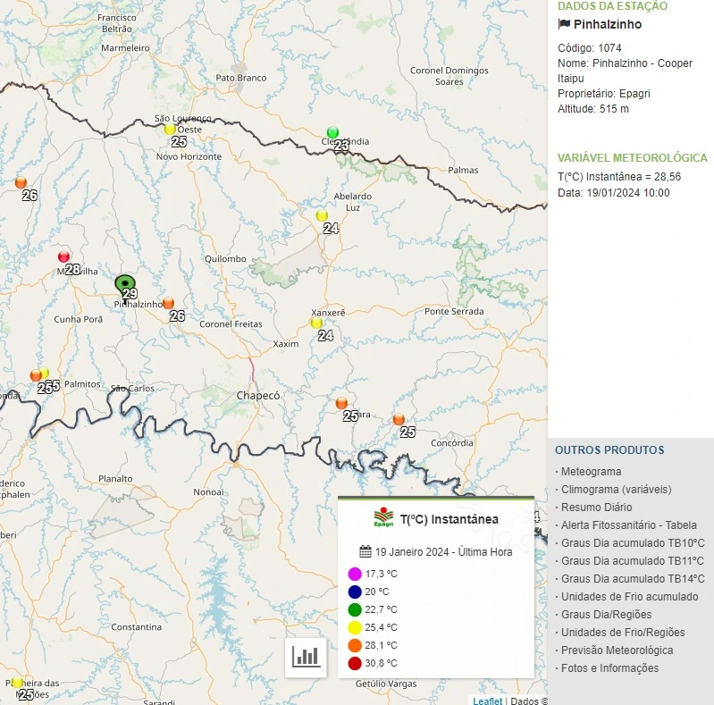 Pinhalzinho ganha estação meteorológica