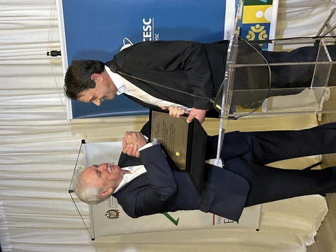 OCESC realiza homenagem à Moacir Sopelsa, ex-presidente da FRENCOOP/SC