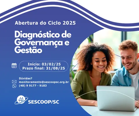 Ciclo 2025 do Diagnóstico de Governança e Gestão inicia na próxima segunda-feira