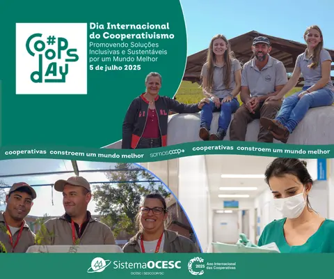 Coops Day: cooperativas catarinenses se preparam para celebrar o Dia Internacional do Cooperativismo