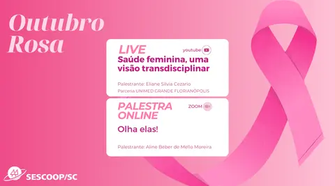 SESCOOP/SC realiza palestras alusivas ao Outubro Rosa